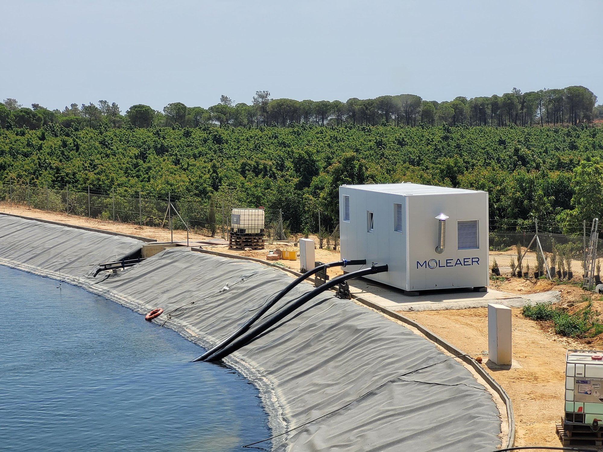 Titan container at Irrigation Reservoir