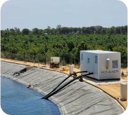 Moleaer Titan nanobubble system on reservoir