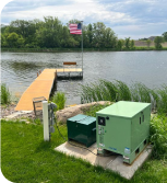 Moleaer Kingfisher and Clear nanobubble generators for lake treatment